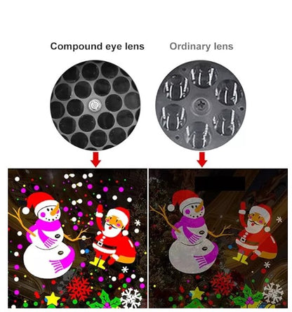 Proyector de luces navideñas